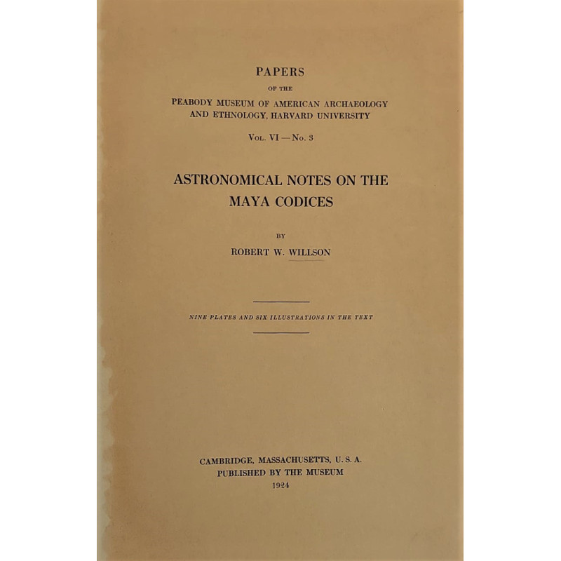 Astronomical notes on the Maya codices.