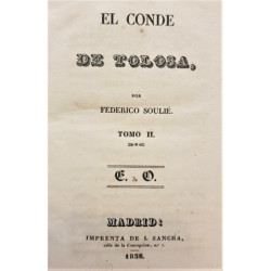 El Conde de Tolosa. Tomo II.