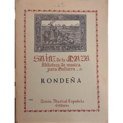Biblioteca de música para Guitarra. Rondeña.