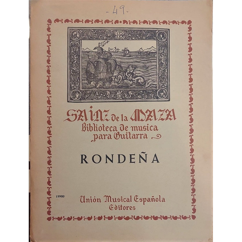 Biblioteca de música para Guitarra. Rondeña.