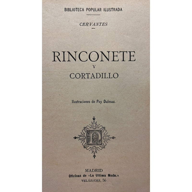 Rinconete y Cortadillo.