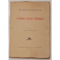Homenaje a Miguel Hernández. Edición Ángel Caffarena.