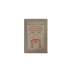 Inventario de guitarreros granadinos. (1875-1983). 3ª edición. Corregida y aumentada. Prólogo de Federico Sopeña.