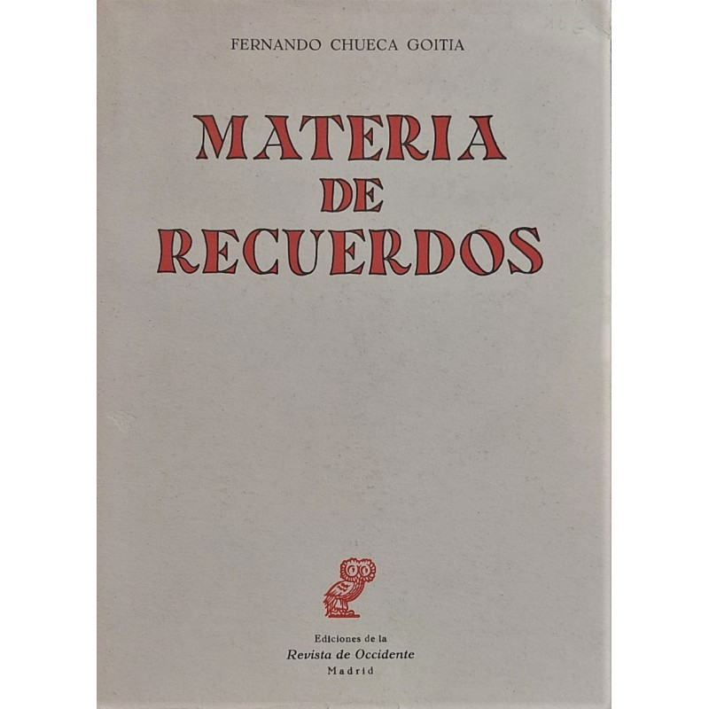 Materia de recuerdos. Poemas 1937-1947.