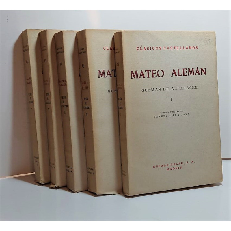 Guzmán de Alfarache. Edición y notas de Samuel Gili y Gaya.