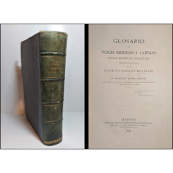Glosario de voces ibéricas y latinas usadas entre los mozárabes. Precedido de un estudio sobre el dialecto hispano-mozárabe.