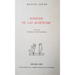 Sonetos de las Ausencias. Edición de Ángel Caffarena.