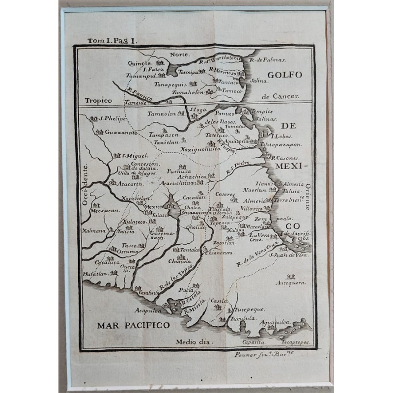[Mapa parcial de México].