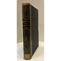 Cours de L’ Histoire de la Philosophie moderne. Premiére Série tome III. Histoire de la philosophie morale au XVIII sièle. École