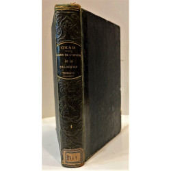 Cours de L’ Histoire de la Philosophie moderne. Premiére Série tome I. Histoire des principaux de la philosophie moderne sur la