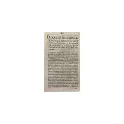 D. JOSEPH de Zabala, Contador de la Administración general de Rentas Provinciales y sus agregados de esta Ciudad,… Certifico….