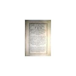 DEFENSIO Iuridica. Pro Sancta Provincia Duodecim Apostolorum Limensi, sita in Regno Peruviano, Regularis Observantiae Seraphici