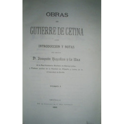 Obras de... Con introducción y notas por el Doctor D. Joaquín Hazañas y la Rua.