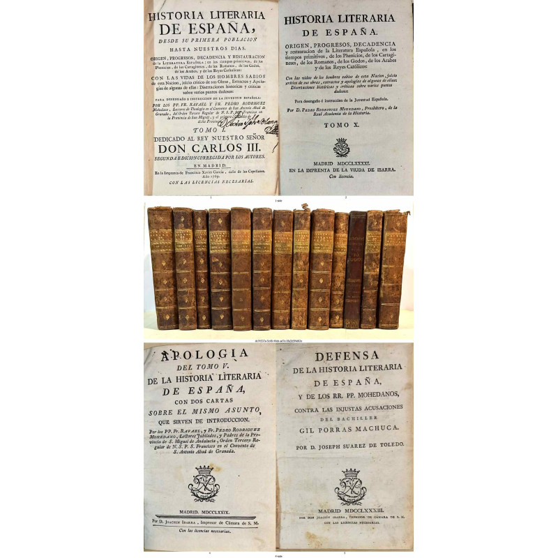Historia Literaria de España, desde su primera población hasta nuestros días. Origen, progresos, decadencia, y restauración de l