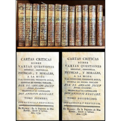 Cartas críticas sobre varias questiones eruditas, científicas, physicas, y morales, a la moda y al gusto del presente siglo, Esc