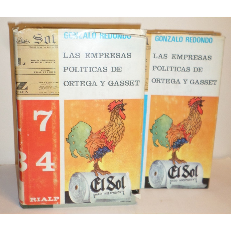 Las empresas políticas de José Ortega y Gasset. El Sol, Crisol, Luz. (1917-1934).