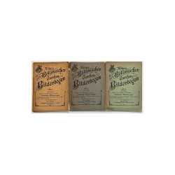 KÜHN'S Botanischer Taschen-Bilderbogen. Heft 1 - 2 - 3. Gewächse mitteleuropas.