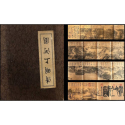 [CÍRCULO de Shanghe durante el Festival de Quingmin] [Qingming Shang he Due [Along the River During the Quigming Festival], cali