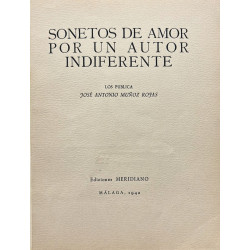 Sonetos de amor por un autor indiferente.
