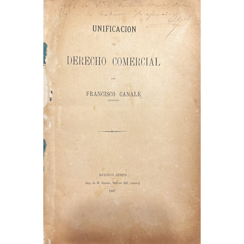 Unificación del derecho comercial. Unificación del derecho comercial.