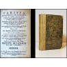 Pontati. Tariffa economica, ed agricola. Lucca, 1751