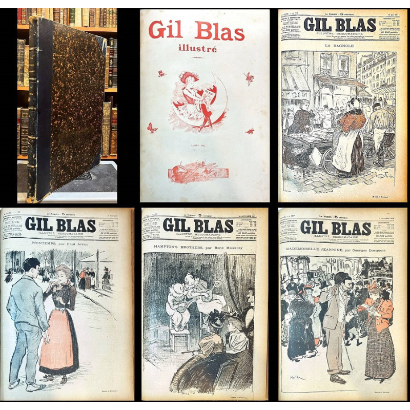 GIL Blas Illustré, Hebdomadaire. 4e. Année. 1894. GIL Blas Illustré, Hebdomadaire. 4e. Année. 1894.