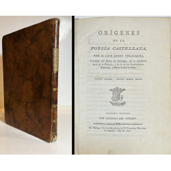 Orígenes de la Poesía Castellana. 1791