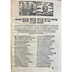 [COLECCIÓN de 7 pliegos poéticos encuadernado en un volumen, Siglo XVIII,  20,5 x 15,5 cm., pergamino]