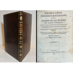 Observador político-religioso, o sea: Análisis de las máximas anti-sociales e irreligiosas de los periódicos corruptores