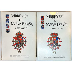 LOS Virreyes de Nueva España en el reinado de Carlos III.  2 tomos