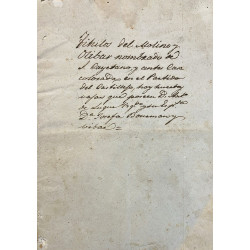 TÍTULOS del Molino y Olibar nombrado de S. Cayetano... 1807