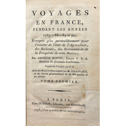 Voyages en France, pendant les années 1787-88-89 et 90,