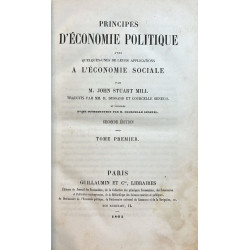 Principes d'Economie Politique avec quelques-unes de leurs applications a l'Economie Sociale.