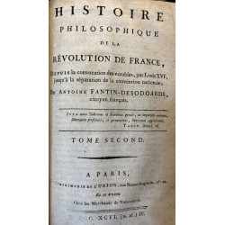 Histoire philosophique de la Révolution de France, Depuis la convocation des notables, par Louis XVI