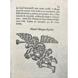 Ultimas expressoens da magoa, e breve alivio da saudade:  D. Francisca, Infanta de Portugal.
