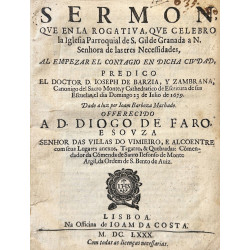 Sermón, que en la rogativa, que celebro la Iglesia Parroquial de S. Gil de Granada...