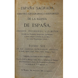 España Sagrada tomo XII.