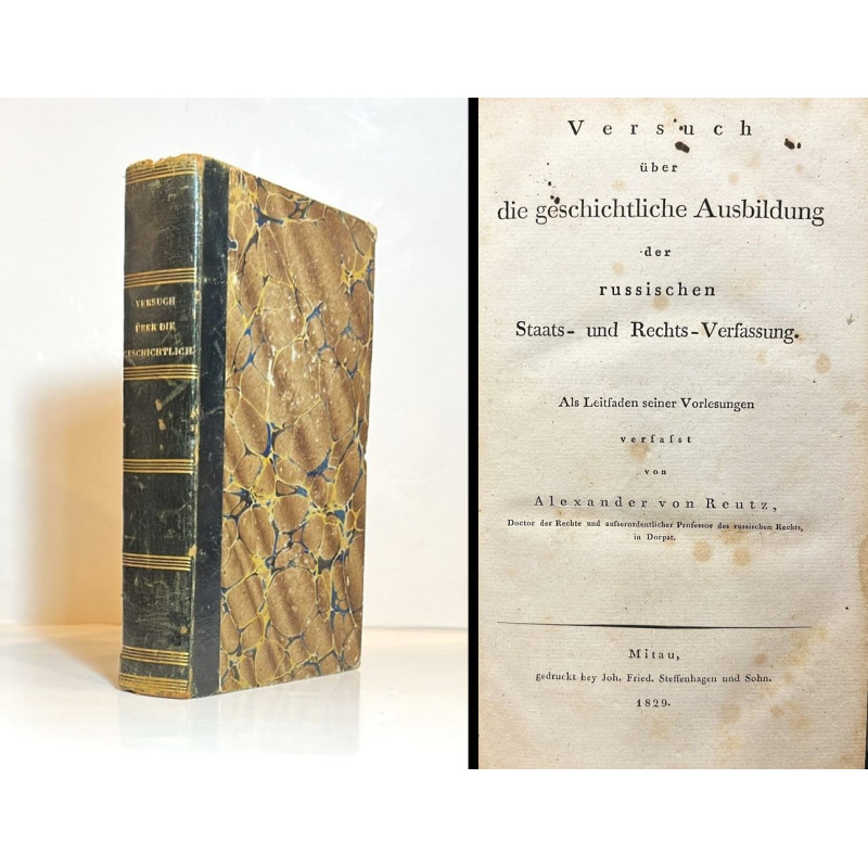 Versuch über die geschichtliche Ausbildung der russischen. 1829 Versuch über die geschichtliche Ausbildung der russischen. 1829
