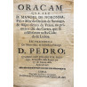 Oraçam que fez, Prior Mòr da Ordem de Santiago, & Bispo eleyto de Vizeu, no primeiro dia das Cortes,