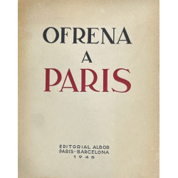 OFRENA a Paris dels intel-lectuals catalans a l'exile. Frontispici de Pau Picasso.