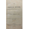 On financial reform. Second edition.