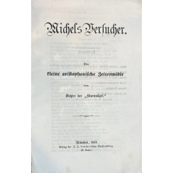 Eleine aristophanische zeiteomödie vom dichter der "Sturmvögel" 1860