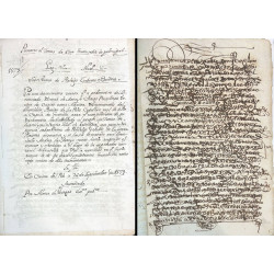 POR este instrumento consta que a pedimento del Licenciado Thomás de Arroyo clérigo, Presvítero vecino de Castro .. 1579