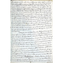 MOZÁRABES de Toledo. Pleito de 1775 (Copia manuscrita del siglo XVIII).