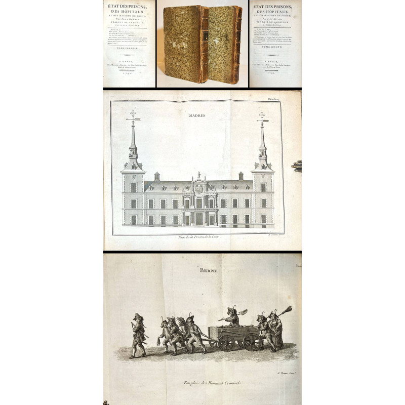 État des prisons, des hôpitaux et des maisons de force. Traduit de l'anglois. État des prisons, des hôpitaux et des maisons de force. Traduit de l'anglois.