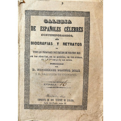 Galería de españoles célebres contemporáneos o biografías y retratos... Manuel Montes de Oca