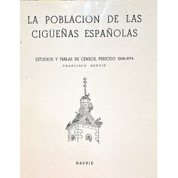 La población de las cigüeñas españolas. Estudio y tablas