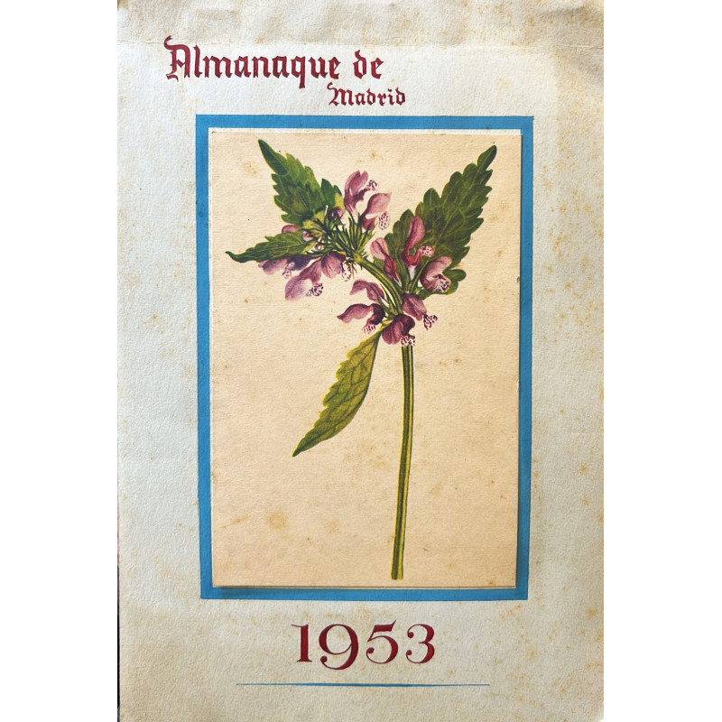 ALMANAQUE de Madrid 1953. ALMANAQUE de Madrid 1953.