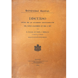 Discurso leído en la solemne inauguración del curso académico de 1906 á 1907