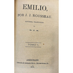 Emilio. 2 tomos.